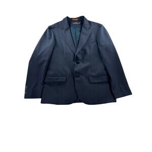 Bluffworks Slim Fit Blazer Mens Size 44R Sports Jacket Navy Blue Grammercy BW320